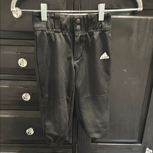 Adidas Black Sweatpants with Elastic Waistband